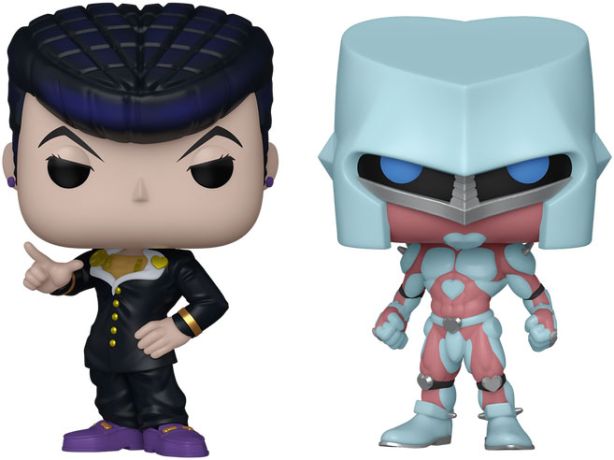 Figurine Funko Pop JoJo's Bizarre Adventure Josuke & Shining Diamond - Pack