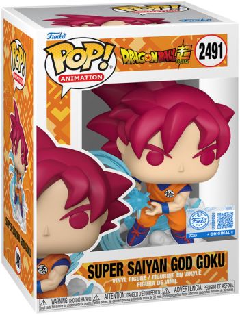 Figurine Funko Pop Dragon Ball Super #2491 Super Saiyan God Goku