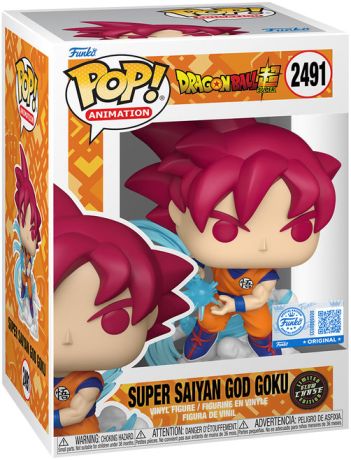 Figurine Funko Pop Dragon Ball Super #2491 Super Saiyan God Goku [Chase]