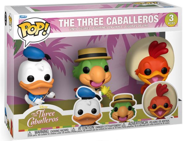 Figurine Funko Pop Disney Les Trois Caballeros - Pack