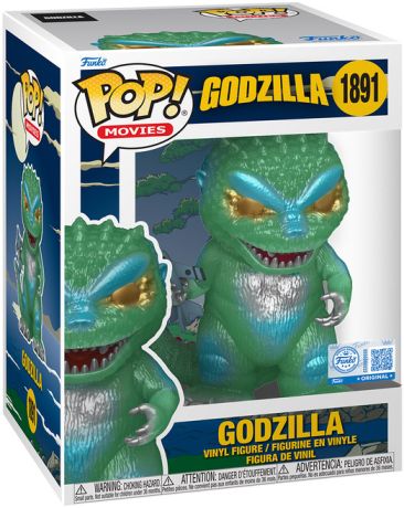 Figurine Funko Pop Godzilla  #1891 Godzilla (translucide vert)