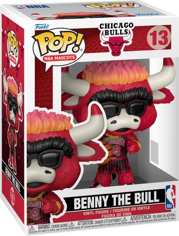 Figurine Funko Pop NBA #13 Benny the Bull (Pinstripe Jersey)