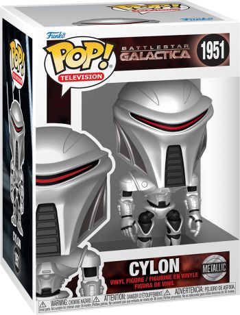 Figurine Funko Pop Battlestar Galactica #1951 Cylon - Métallique