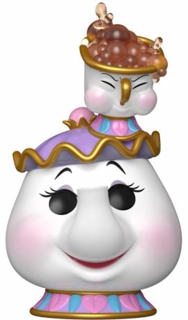 Figurine Funko Pop La Belle et la Bête [Disney] #1824 Mme Samovar & Zip