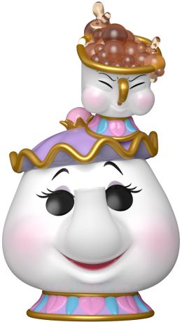 Figurine Funko Pop La Belle et la Bête [Disney] #1824 Mme Samovar & Zip