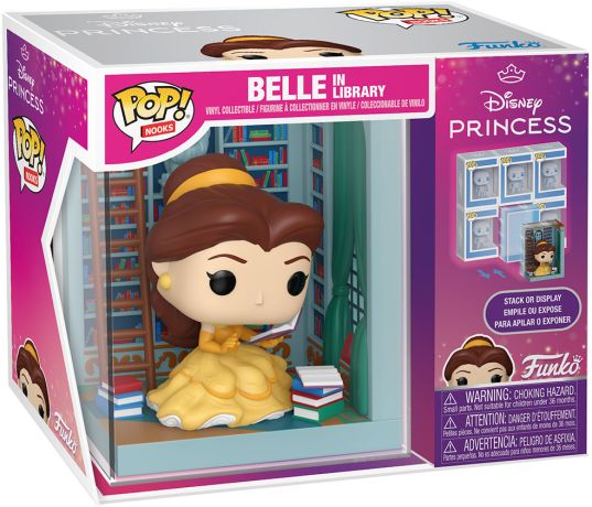 Figurine Funko Pop La Belle et la Bête [Disney] Belle à la bibliothèque - Nook