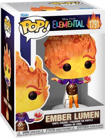 Figurine Funko Pop Élémentaire [Disney] #1791 Flam Lumen avec Vivistéria