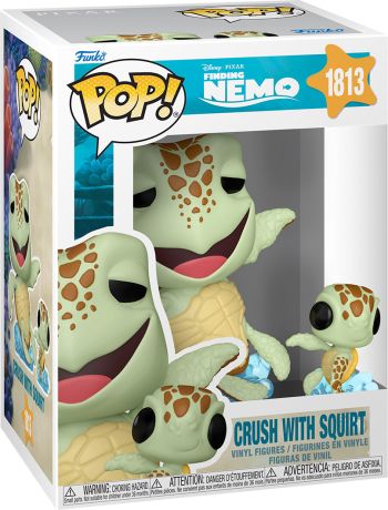 Figurine Funko Pop Le Monde de Nemo [Disney] #1813 Crush avec Squiz