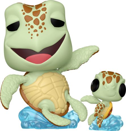 Figurine Funko Pop Le Monde de Nemo [Disney] #1813 Crush avec Squiz
