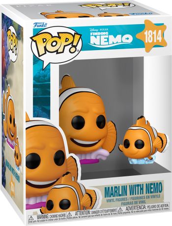 Figurine Funko Pop Le Monde de Nemo [Disney] #1814 Marlin avec Nemo
