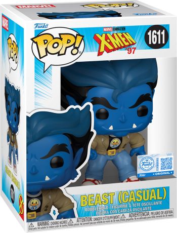 Figurine Funko Pop X-Men [Marvel] #1611 Le Fauve (Décontracté) (X-Men '97)