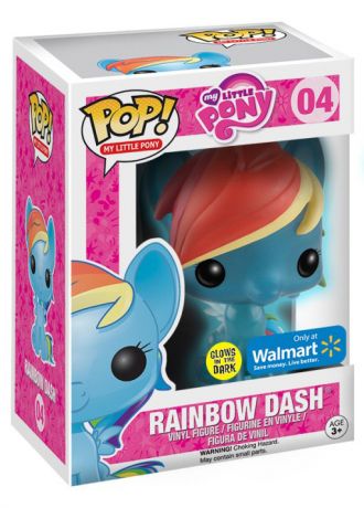 Figurine Funko Pop My Little Pony #04 Rainbow Dash - Brillant dans le noir