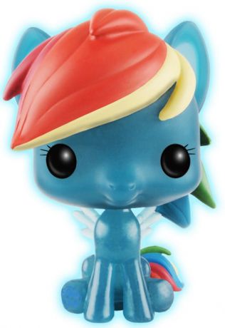 Figurine Funko Pop My Little Pony #04 Rainbow Dash - Brillant dans le noir