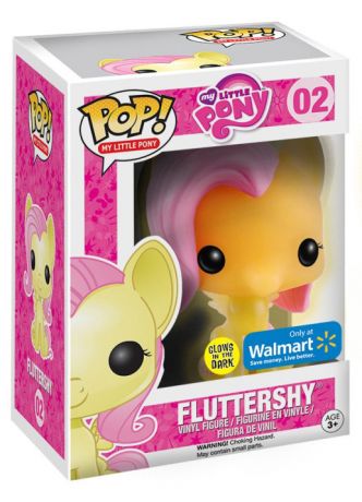 Figurine Funko Pop My Little Pony #02 Fluttershy - Brillant dans le noir