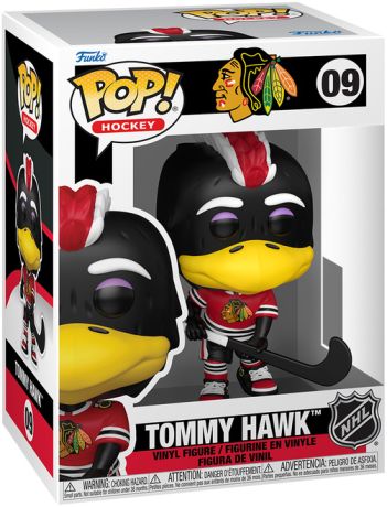 Figurine Funko Pop NHL Mascottes  #09 Blackhawks - Tommy Hawk