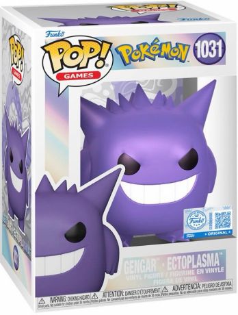 Figurine Funko Pop Pokémon #1031 Gengar - Ectoplasma (EMEA) - Nacré