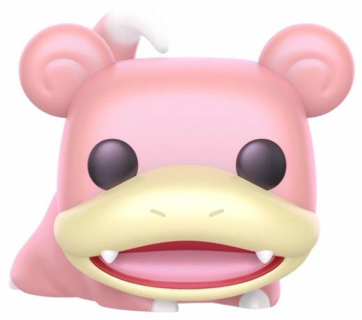Figurine Funko Pop Pokémon #1077 Slowpoke - Ramoloss - Flegmon (EMEA) - Nacré