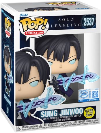 Figurine Funko Pop Solo Leveling #2537 Sung Jinwoo - Glow in the Dark