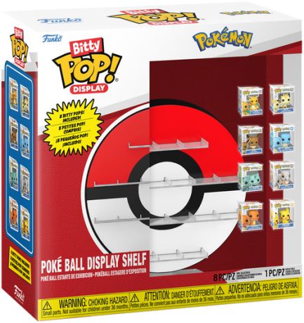 Figurine Funko Pop Pokémon Présentoir Bitty Pop Poké Ball