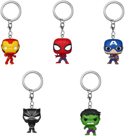 Figurine Funko Pop Marvel Comics Boîte Mystère Porte-clés