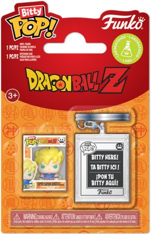 Figurine Funko Pop Dragon Ball Z Super Saiyan Goku Bitty Pop porte-clés