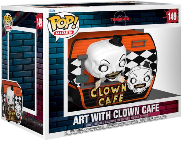 Figurine Funko Pop Terrifier #149 Art avec Clown Cafe