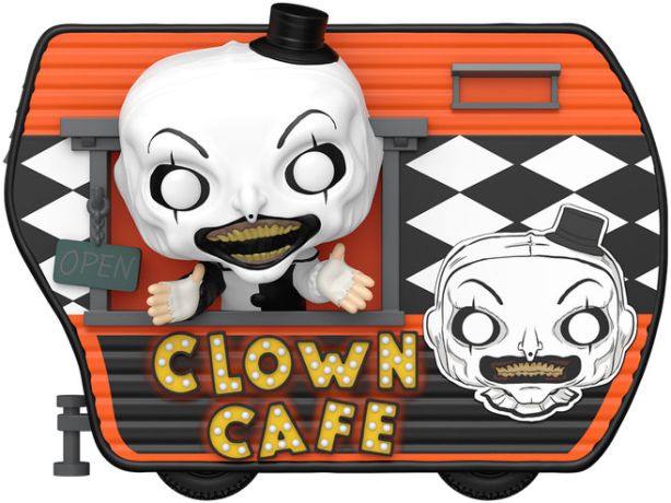 Figurine Funko Pop Terrifier #149 Art avec Clown Cafe
