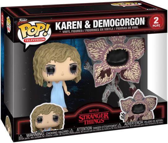 Figurine Funko Pop Stranger Things Karen & Demogorgon - Pack