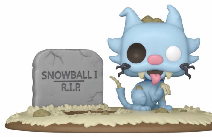Figurine Funko Pop Les Simpson #1949 Boule de neige Zombie