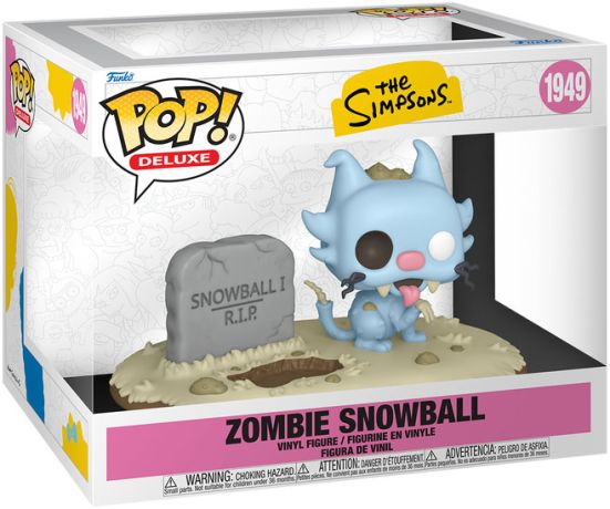 Figurine Funko Pop Les Simpson #1949 Boule de neige Zombie