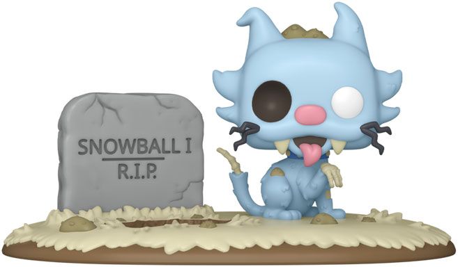 Figurine Funko Pop Les Simpson #1949 Boule de neige Zombie