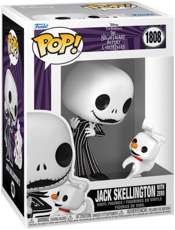 Figurine Funko Pop L'étrange Noël de M. Jack [Disney] #1808 Jack Skellington avec zero
