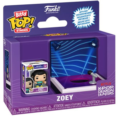Figurine Funko Pop KPop Demon Hunters Zoey (How It’s Done) - Bitty Pop Estrade