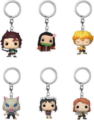 Figurine Funko Pop Demon Slayer Boîte Mystère Porte-clés