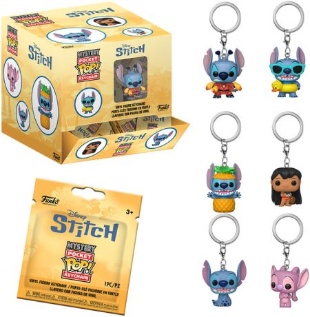 Figurine Funko Pop Lilo et Stitch [Disney] Boîte Mystère Porte-clés