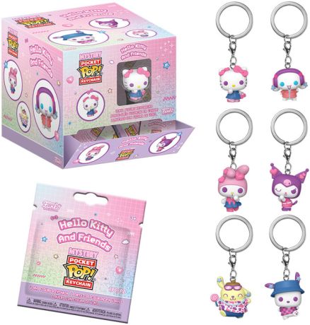 Figurine Funko Pop Sanrio Boîte Mystère Hello Kitty et ses amis Porte-clés