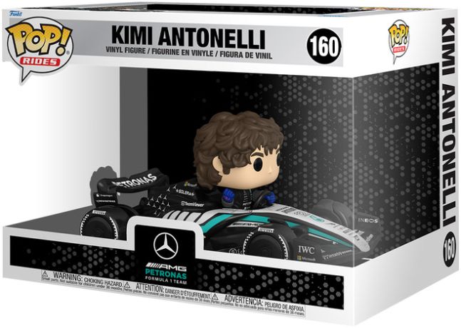 Figurine Funko Pop Formule 1 (F1) #160 Kimi Antonelli (Mercedes AMG Petronas F1 Team)