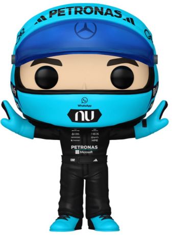 Figurine Funko Pop Formule 1 (F1) #21 George Russel (avec casque)