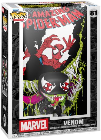Figurine Funko Pop Marvel Comics #81 Venom - Comic Cover