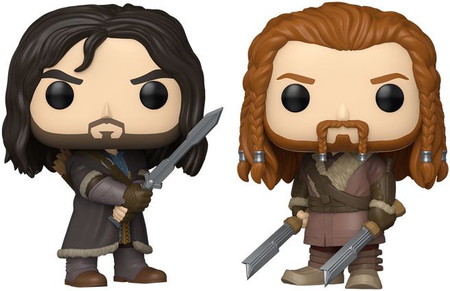 Figurine Funko Pop Le Hobbit Kíli le nain et Fíli le nain - Pack