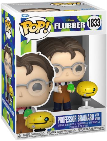 Figurine Funko Pop Flubber #1833 Professeur Philip Brainard avec Weebo