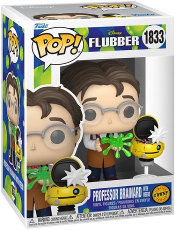 Figurine Funko Pop Flubber #1833 Professeur Philip Brainard avec Weebo [Chase]
