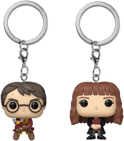 Figurine Funko Pop Harry Potter Harry Potter & Hermione Granger - Pack Porte-clés