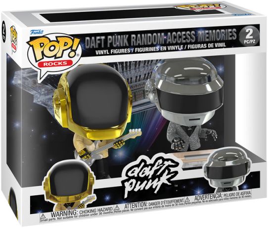 Figurine Funko Pop Daft Punk Daft Punk Random access Memories - Pack