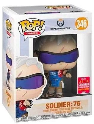 Figurine Funko Pop Overwatch #346 Soldier 76 - Skin maître du barbecue 76