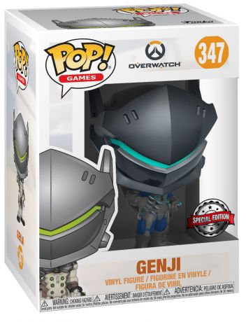 Figurine Funko Pop Overwatch #347 Genji - Fibre de carbone