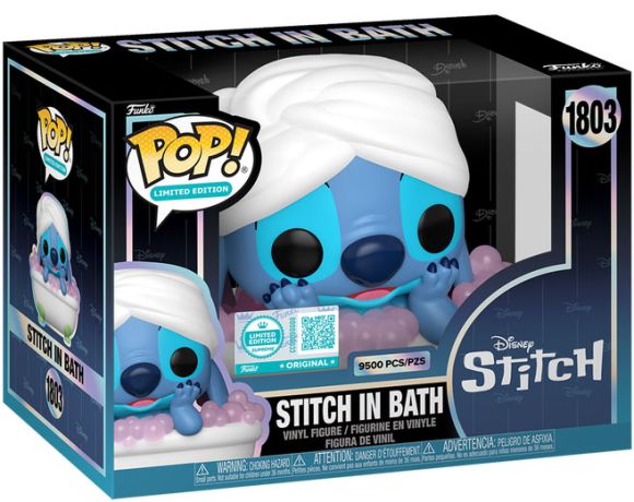 Figurine Funko Pop Lilo et Stitch [Disney] #1803 Stitch dans le bain