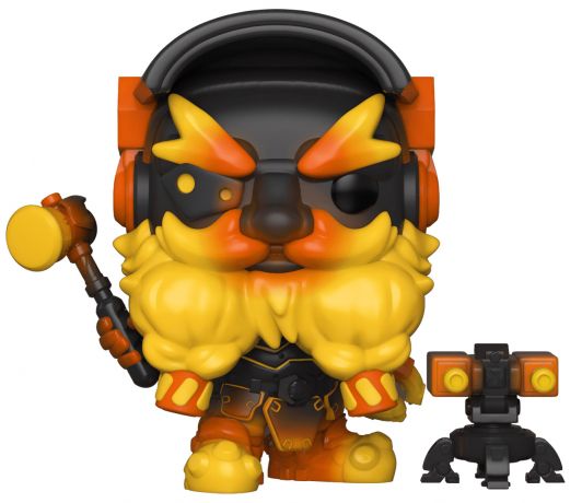 Figurine Funko Pop Overwatch #350 Torbjorn avec tourelle - Skin du Noyau fondu