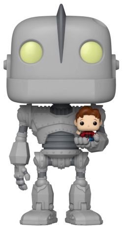 Figurine Funko Pop Le Géant de fer #2077 The Iron Giant avec Hogarth Hughes - 15 cm