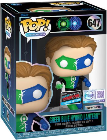 Figurine Funko Pop Green Lantern #647 Lanterne Hybride Verte Bleue